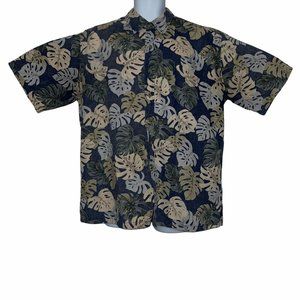 Cooke Street Vintage 1990's Leaf Hawaiian Shirt XL
